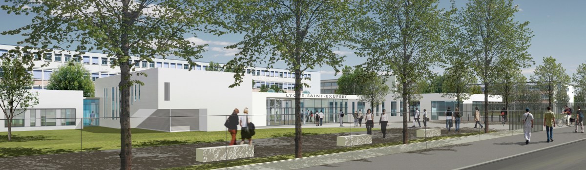 Extension d'un lycée à Mantes La Jolie, EMMANUELLE LE CHEVALLIER ARCHITECTE