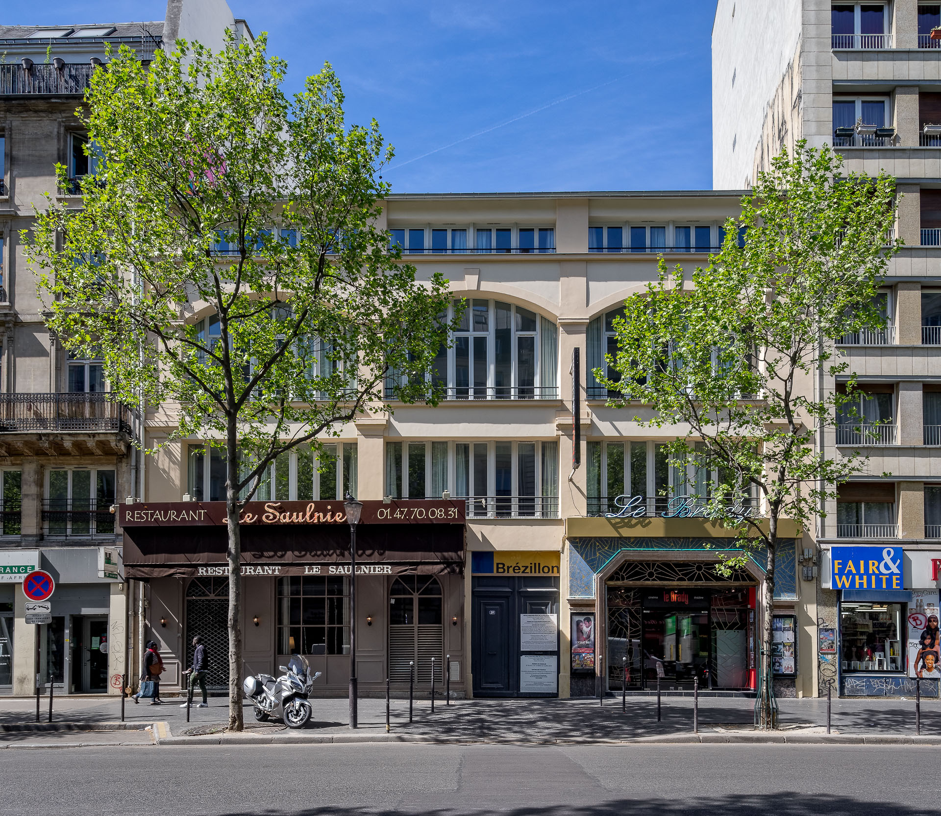 ATELIER D'ARCHITECTURE ELC PASSAGE REILHAC FACADE BOULEVARD DE STRASBOURG