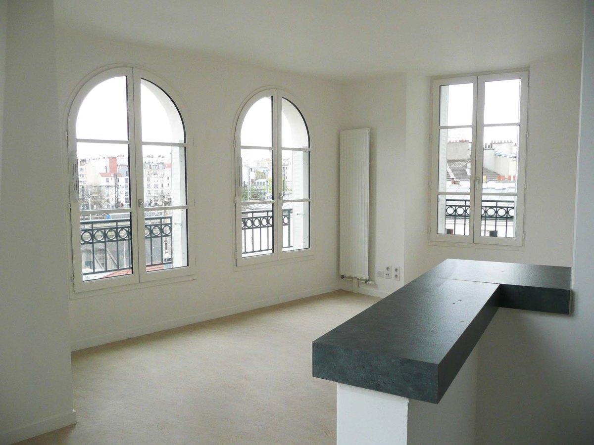 ATELIER D'ARCHITECTURE ELC REHABILITATION LOURDE RUE DE VOUILLE PARIS 15