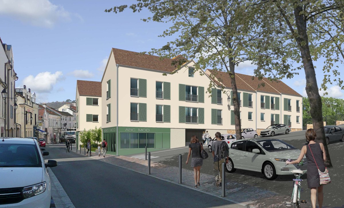 ATELIER D'ARCHITECTURE ELC LOGEMENTS NEUFS YERRES PERSPECTIVE